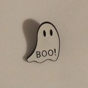 🧁 3/$30 Boo! Spooky Ghost Enamel Pin NEW